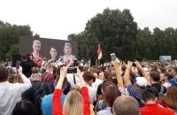 На мітынг прыйшлі тысячы людзей / Еўрарадыё