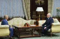 Яўген Шаўчэнка ў гасцях у Аляксандра Лукашэнкі, красавік 2021-га / president.gov.by
