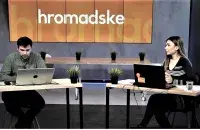 Вікторыя Рошчына ў студыі "Грамадскага"