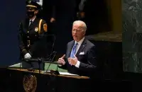 Джо Байдэн прамаўляе ў ААН / reuters.com
