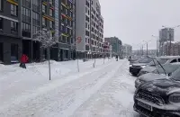 Снег у Мінску / Еўрарадыё
