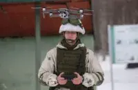 A Belarusian soldier with a drone / t.me/modmilby/
