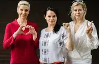 Марыя Калеснікава, Святлана Ціханоўская, Вераніка Цапкала
