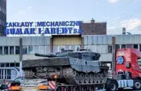 Leopard&nbsp; у Польшчы / twitter.com/MalczykL
