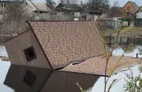 Дом стаў ахвярай паводкі / tvrgomel.by
