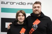 Надзея Астапчук з Канстанцінам Якаўлевым / Еўрарадыё
