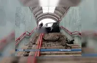 Аварыя ў падземным пераходзе / t.me/pressmvd
