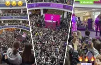 Падлеткі на сустрэчы з Міланай Хаметавай у Мінску
