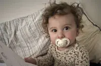 The 14-month-old son of Dzmitry Plaks and Liza Aleksandrova-Zorina / archive
