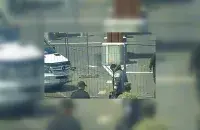 A Pakistani at the Belarusian-Lithuanian border / Screenshot from the video of the Border Service
