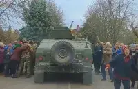 Так у Херсоне сустракалі УСУ /&nbsp;Командування Сил спеціальних операцій ЗС України&nbsp;
