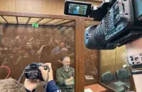 Ігар Гіркін (Стралкоў) у зале суда / Медиазона

