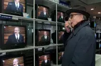Lukashenko on TV&nbsp;/ Reuters​