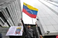 Пратэстуючы ў Каракасе пасля прэзідэнцкіх выбараў​ / Reuters