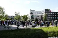 Так проходил сбор подписей за Светлану Тихановскую в Слуцке / svaboda.org