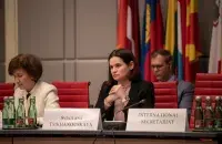 Святлана Ціханоўская ў Вене
