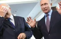 Аляксандр Лукашэнка і Уладзімір Пуцін
