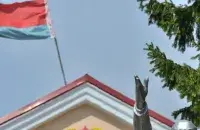 Чырвона-зялёны сцяг у Быхаве (ілюстрацыйнае фота)
