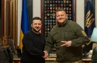 Уладзімір Зяленскі і Валерый Залужны

