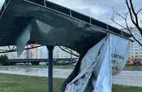 Наступствы пясчанай буры ў Мазыры
