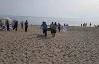 Беларус нерухома ляжаў на пяску
