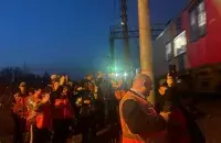 Праз станцыю Вязьма ўвечары ў аўторак праходзіць цягнік
