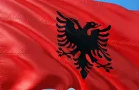 Сцяг Албаніі, ілюстрацыйнае фота
