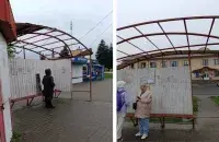 Прыпынак без даху ў Пінску
