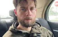 Алег Кіраў пасля затрымання
