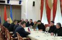 Перамовы паміж Расіяй і Украінай у Беларусі
