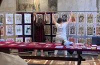 На выставе "Беларускі мартыралог"
