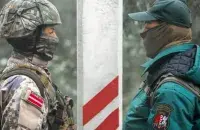 На латвійска-беларускай мяжы
