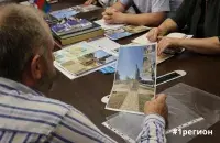 Падчас мастацка-экспертнай рады
