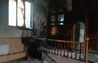 Царква ў&nbsp;Альгомелі пасля пажару
