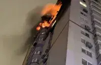 У доме правялі эвакуацыю жыхароў

