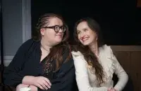 Марыя Колесава-Гудзіліна і Ганна Маціеўская
