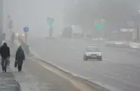 Туман у пачатку снежня
