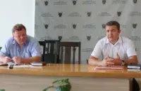 Віктар Яўстаф'еў (справа)
