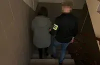 Затрыманне беларускі ў Варшаве
