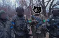 Беларускія і ўкраінскія байцы на фронце
