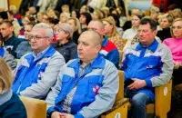 На прапагандысцкім мерапрыемстве на БМЗ
