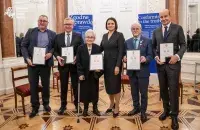Ціханоўская ўручыла медалі ў Варшаве
