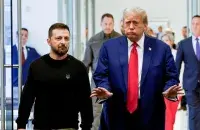 Уладзімір Зяленскі і Дональд Трамп
