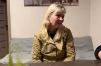 Алена Маўшук пасля вызвалення
