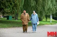 Пенсіянеры ў Мінску
