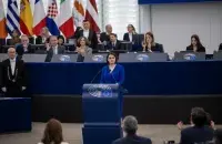 Святлана Ціханоўская ў Еўрапарламенце
