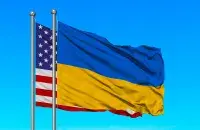 Сцягі ЗША і Украіны
