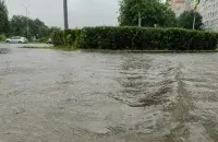 Дождж у Мінску, фота ілюстрацыйнае
