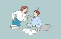 &nbsp;Ілюстрацыя на тэму харасмента
