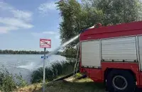 Аэрацыя возера Вычулкі ў Брэсце
